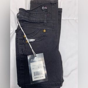 Little Girl Black Rocker Jeans